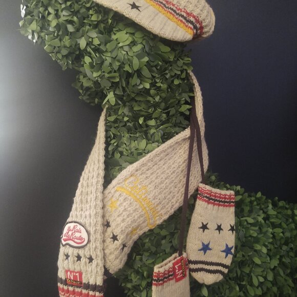 NWT Designed in FRANCE 🇨🇵 Hat/Mittens/Scarf: Child or Pet - Picture 4 of 7